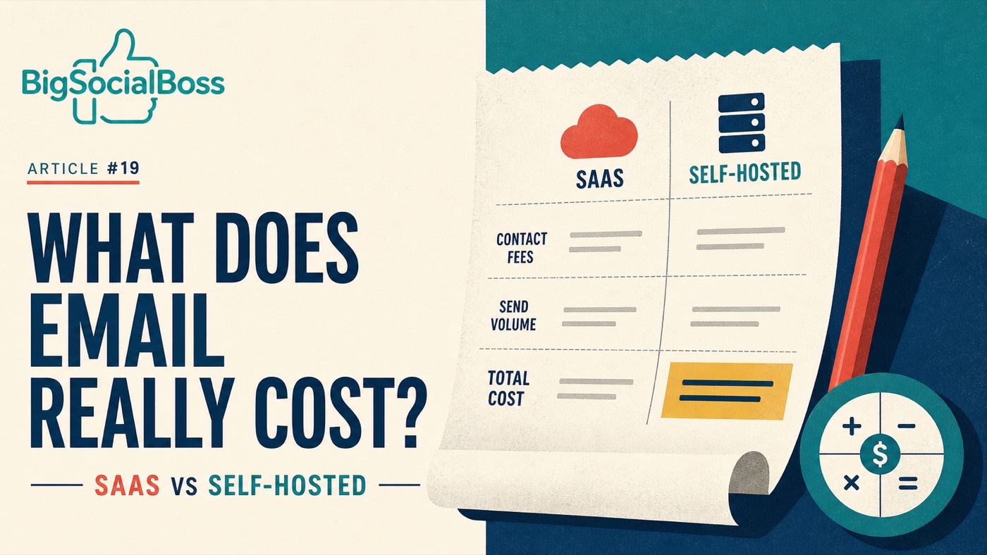 邮件营销成本计算器：SaaS vs 自托管永久授权